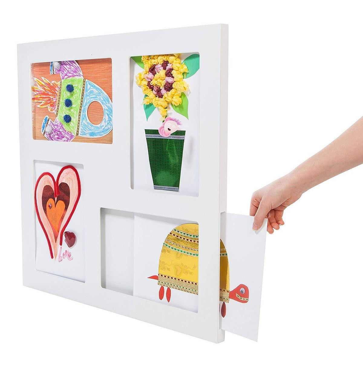 9 x 12 x 22 White Four Way Frame N9496