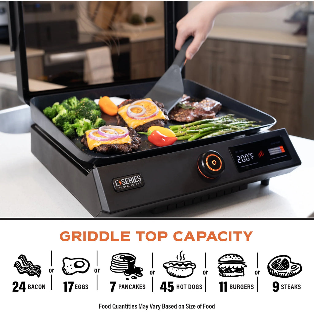 Electric Tabletop Griddle with Hood O250840