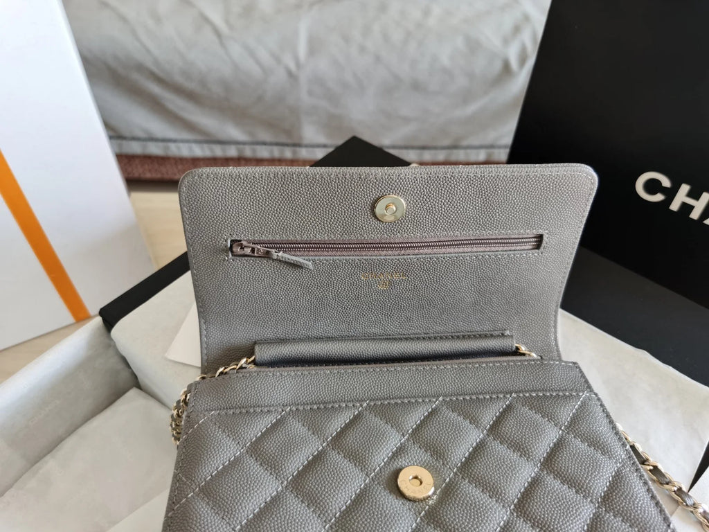 Grey Mini Flap Bag S654