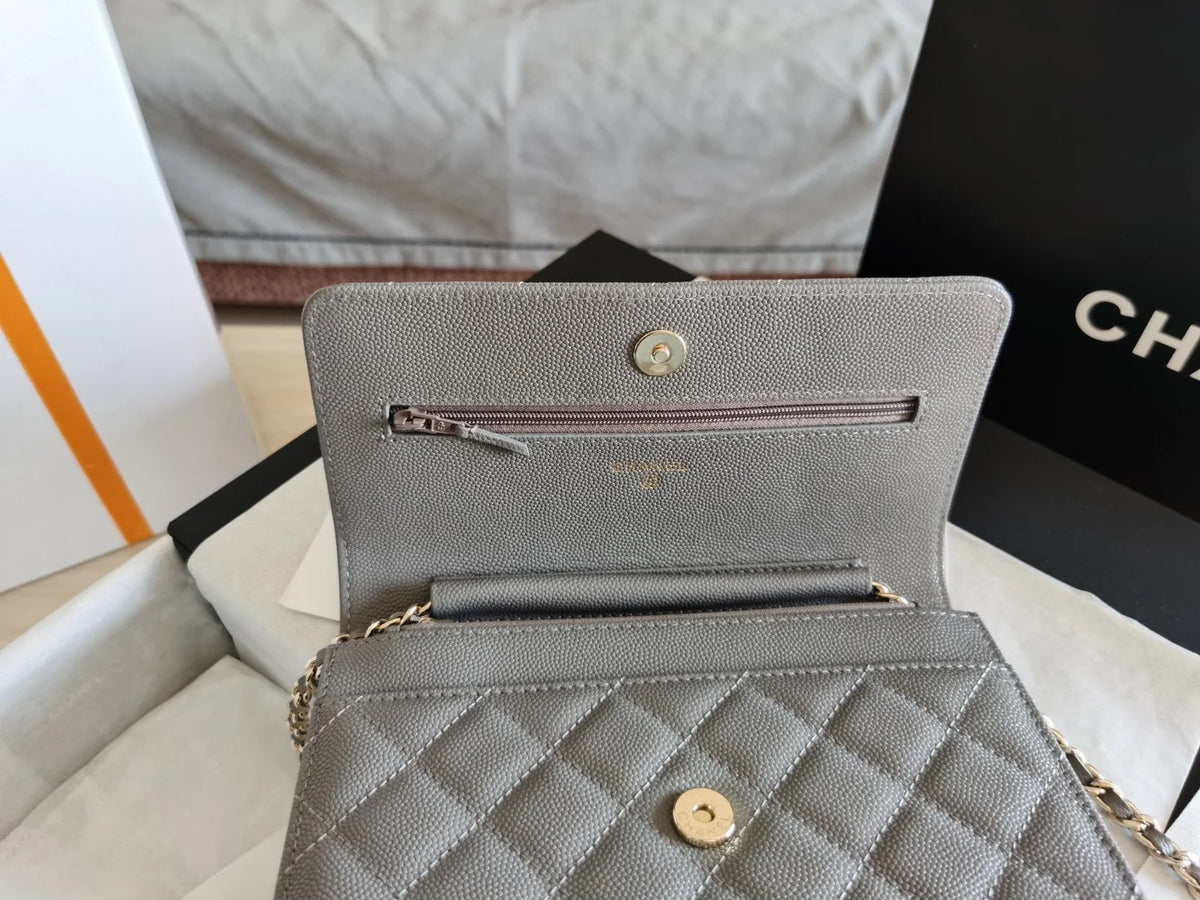 Grey Mini Flap Bag S654