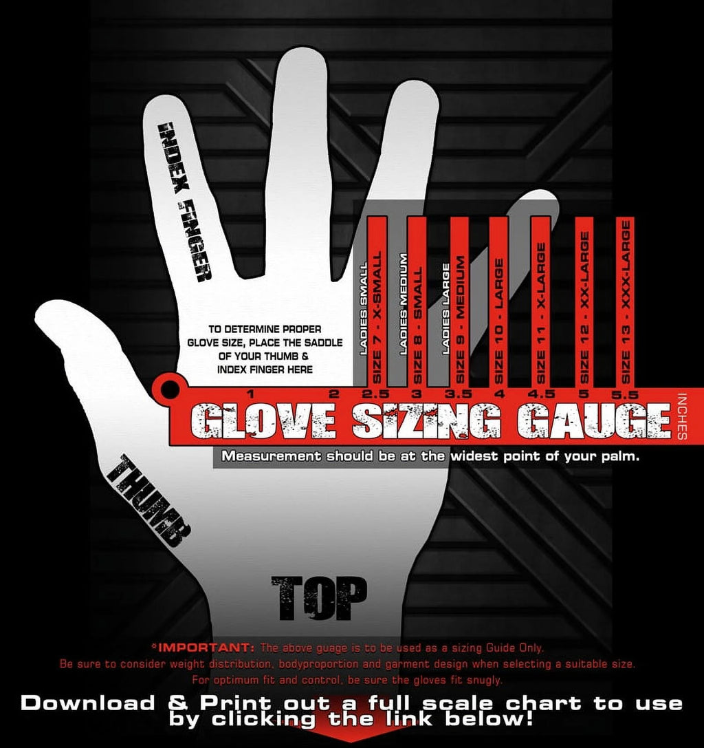Black MD Leather Motorcycle Gloves G868163