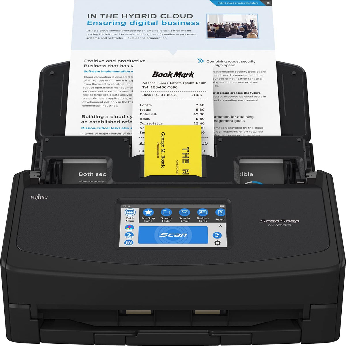 Black Document Scanner O432604