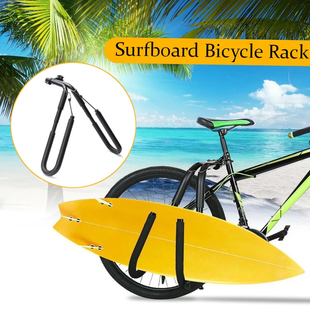 Surfboard Bicycles Carrier Rack Bike Skimboard Side Kiteboard Holder Q643004