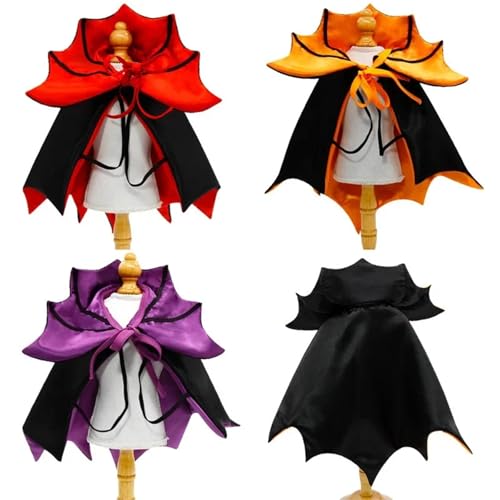 4-Piece Halloween Pet Cosplay Vampire Cloak X5569