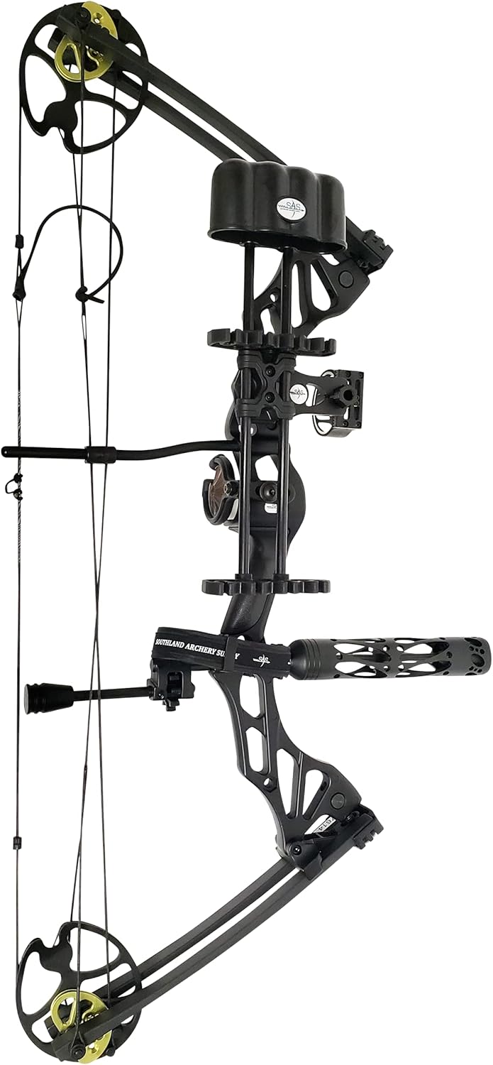 Black 70 Lbs 31'' ATA Compound Bow Y21141