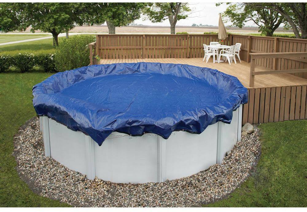 24 ft Round Above-Ground Pool Winter Cover R7963