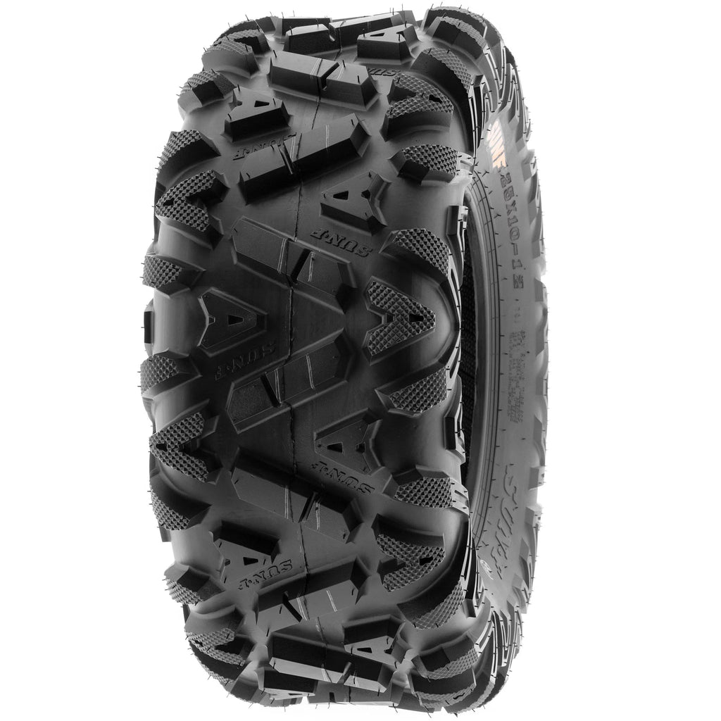 All Terrain ATV UTV Tires 25x10-12 6 PR Pair of 2 Z600006
