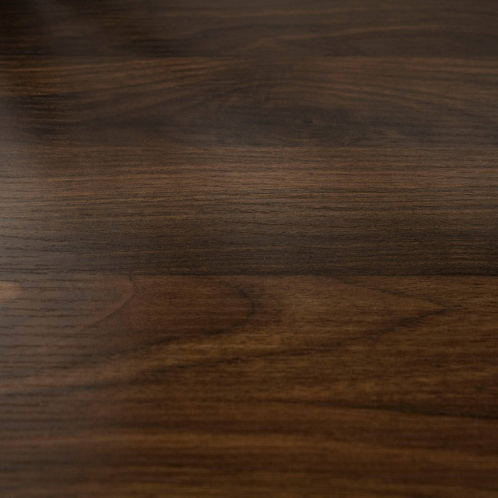 Dark Walnut Curved Edge Glass Door Sideboard I21768