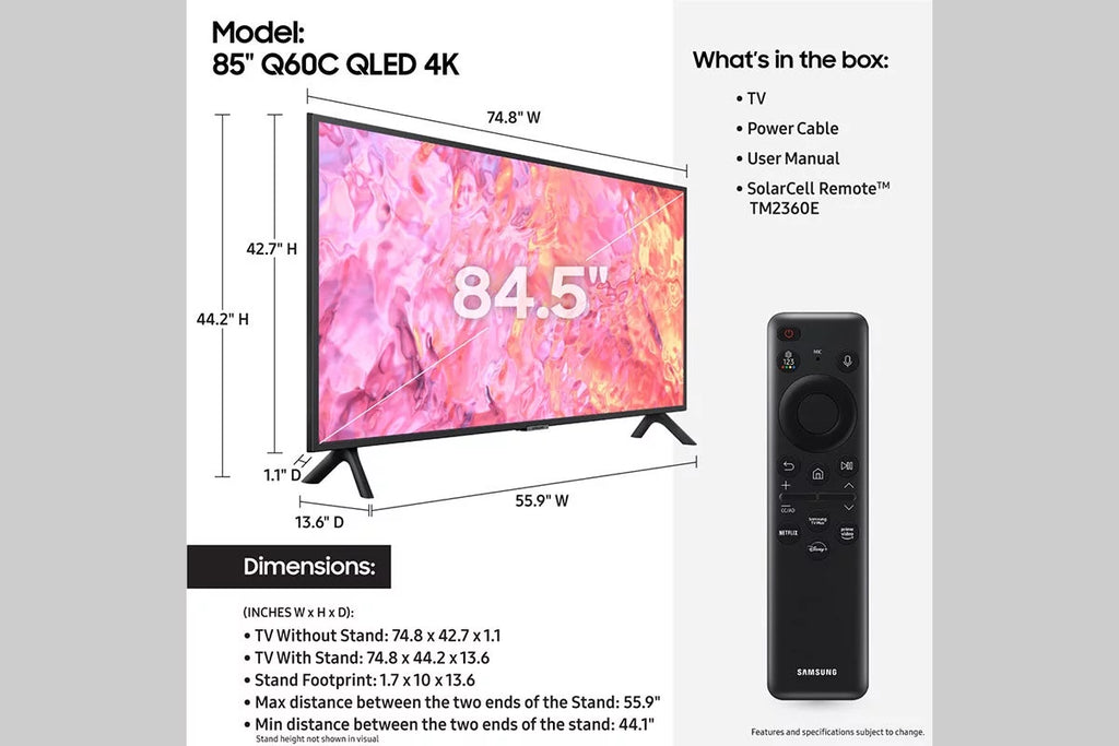 85 Class QLED 4K Smart TV S60760