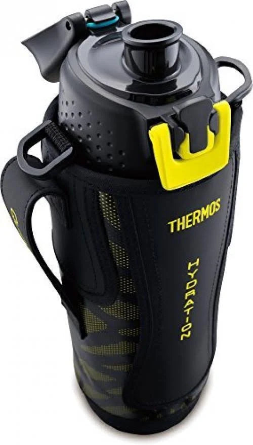 Black Yellow Vacuum Insulation Bottle 1.5L Z6360