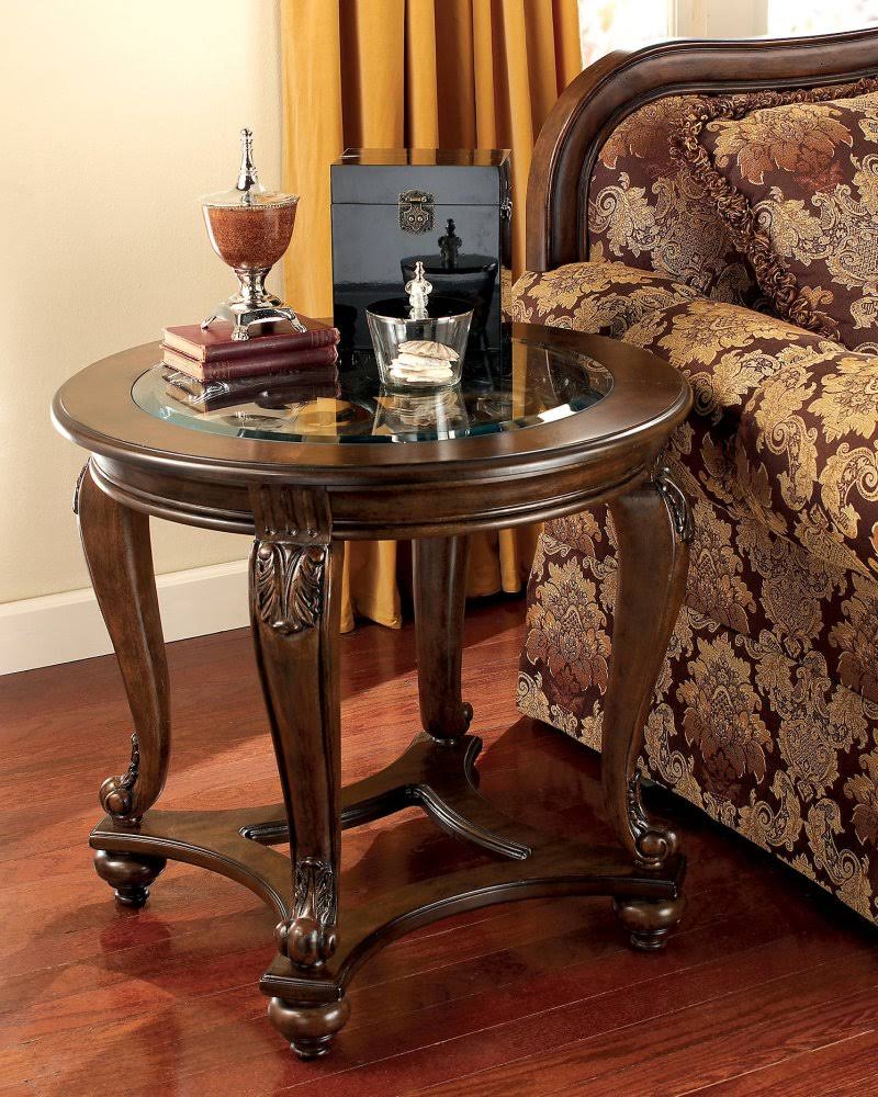 Dark Brown End Table A2015