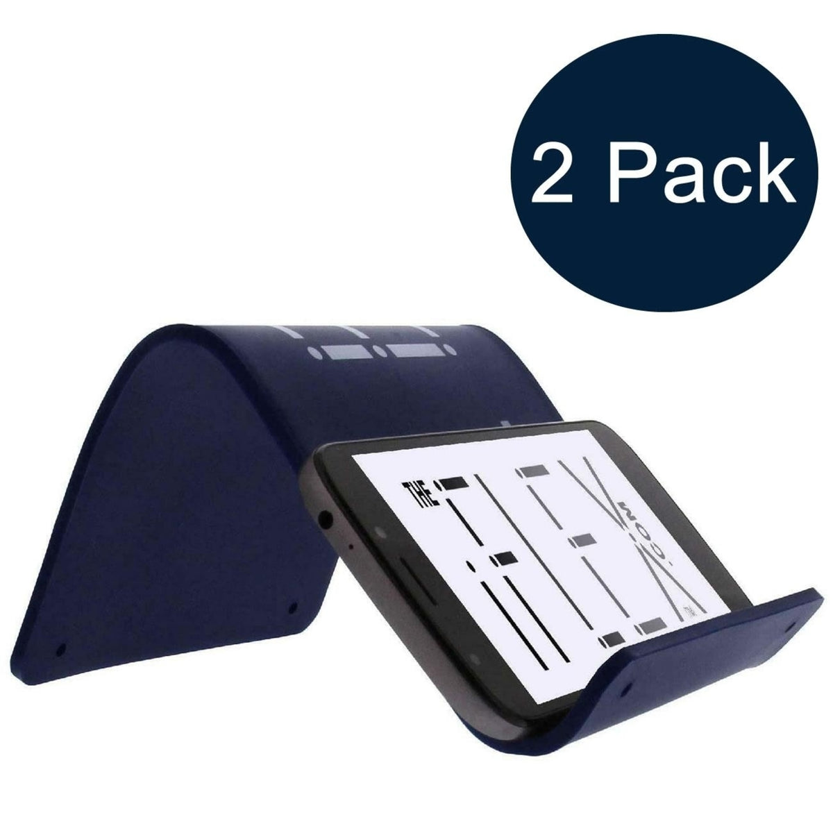 Dark Blue 2-Pack Universal Tablet Cell Phone Stand C1166