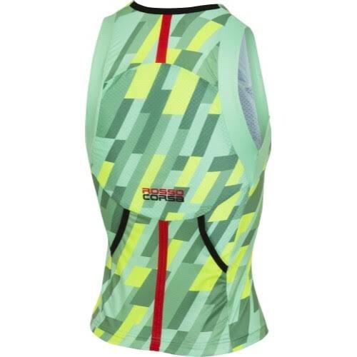 Jade Green Tri Singlet W6039