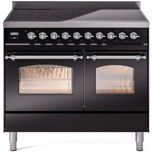 Black Induction Range with Electric Oven M310