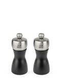 Black Wood Stainless Pepper and Salt Mill Set M82051