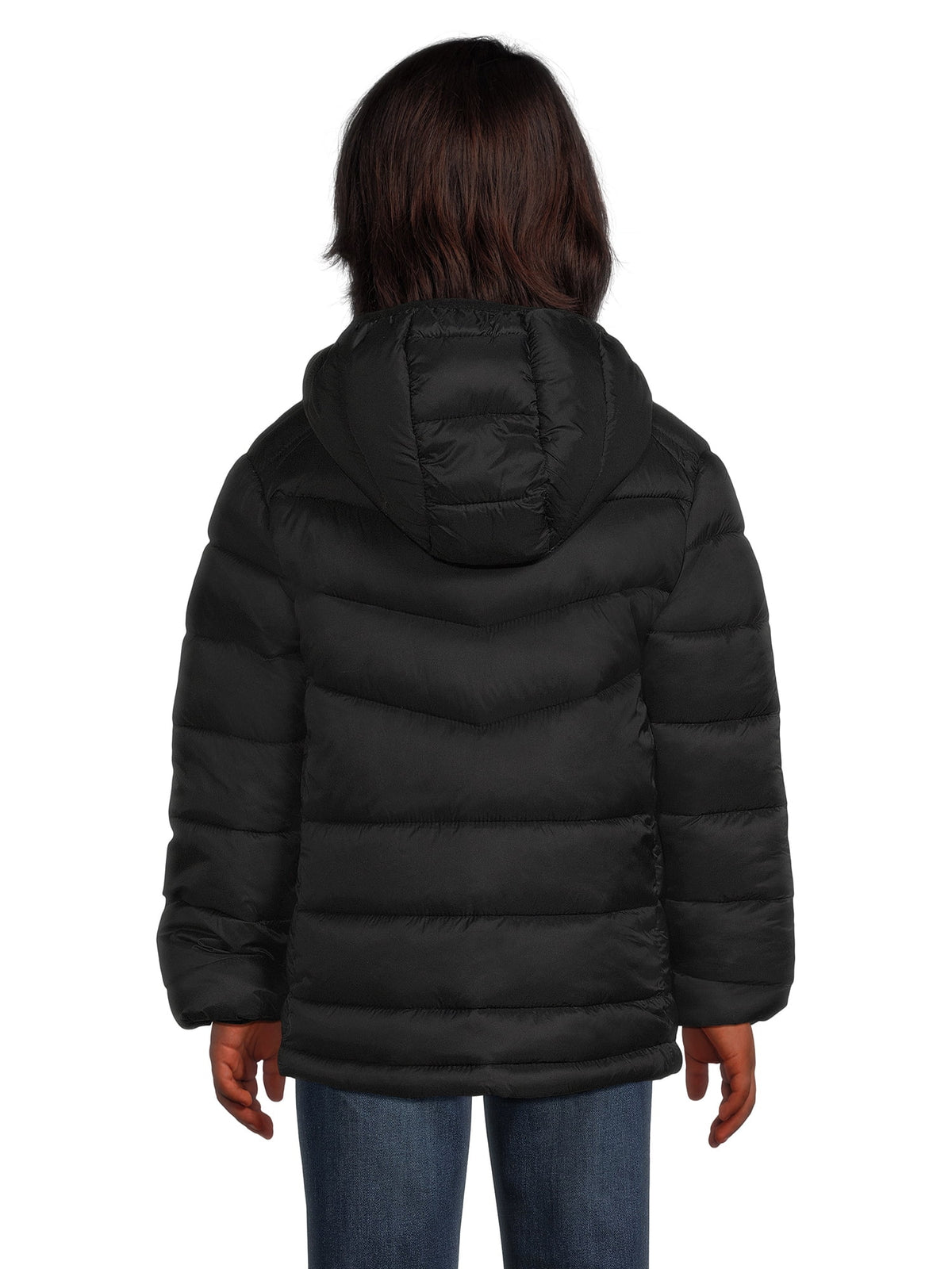 Boys Packable Puffer Jacket with Hood G3196