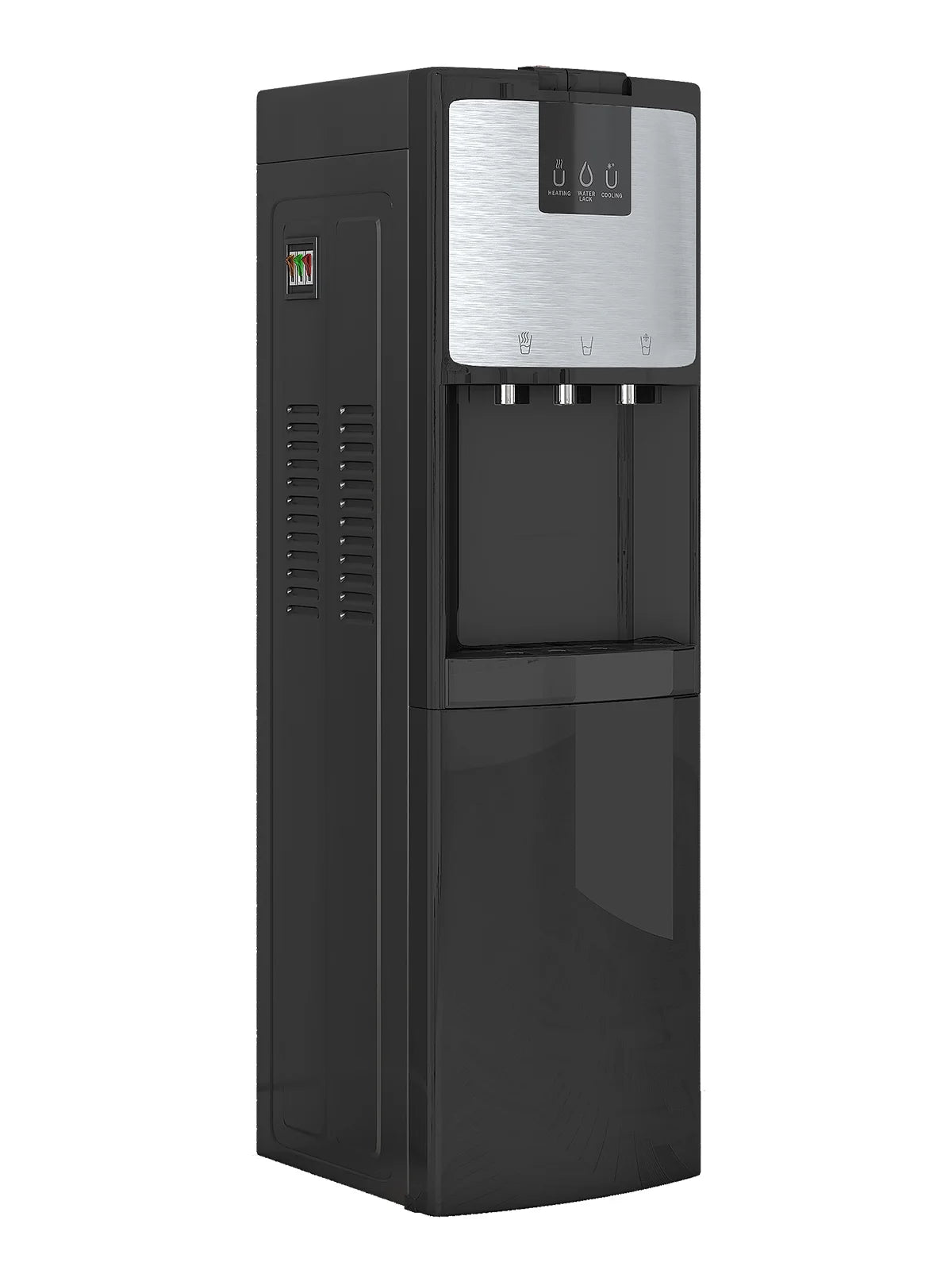 Bottom Loading Water Dispenser, Hot/Cold/Room Temperature, Black W111