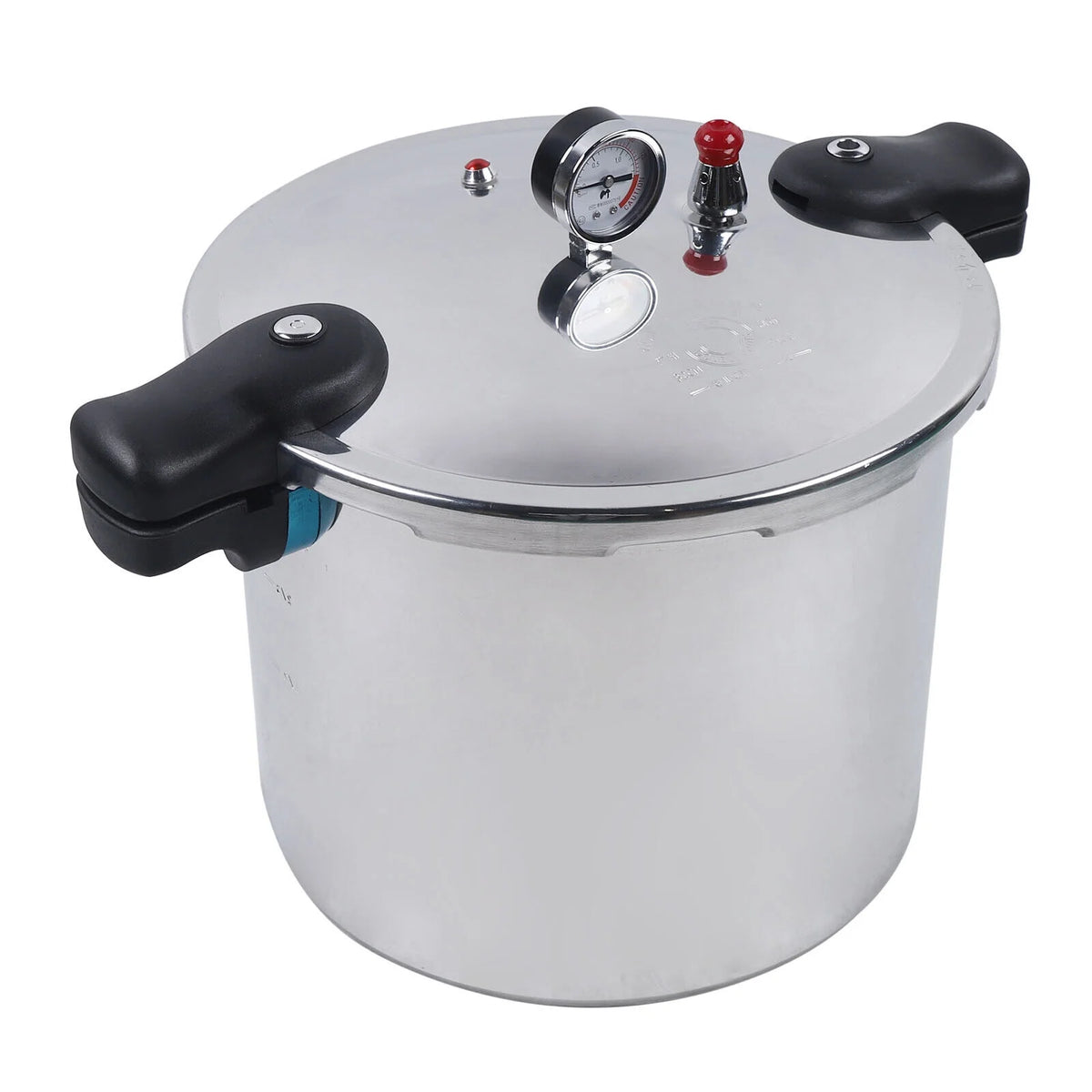 22L Explosion-proof Aluminium Pressure Cooker Canner Pot B5933