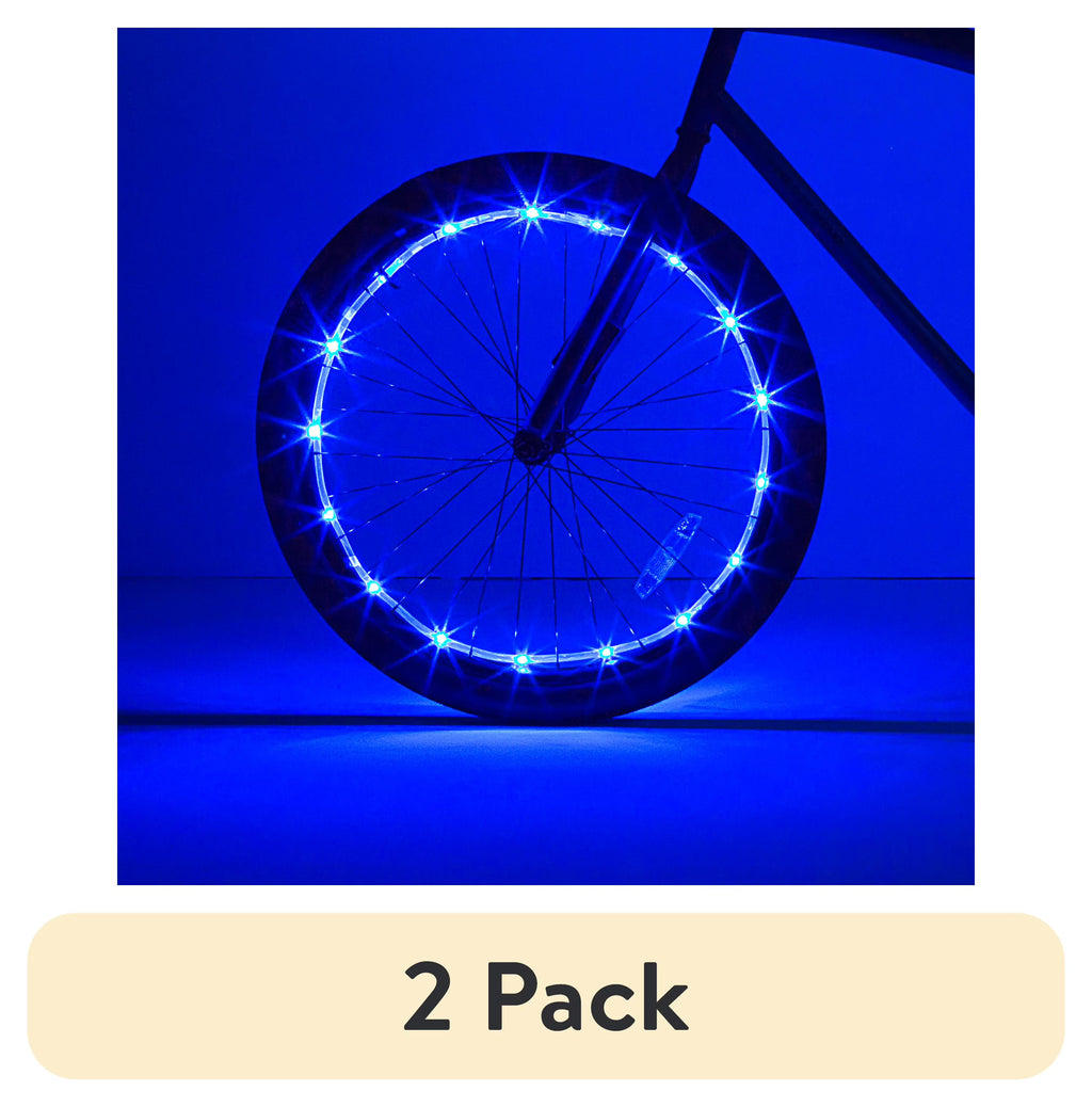 Blue LED Bicycle Wheel Light (2 pack) B313637