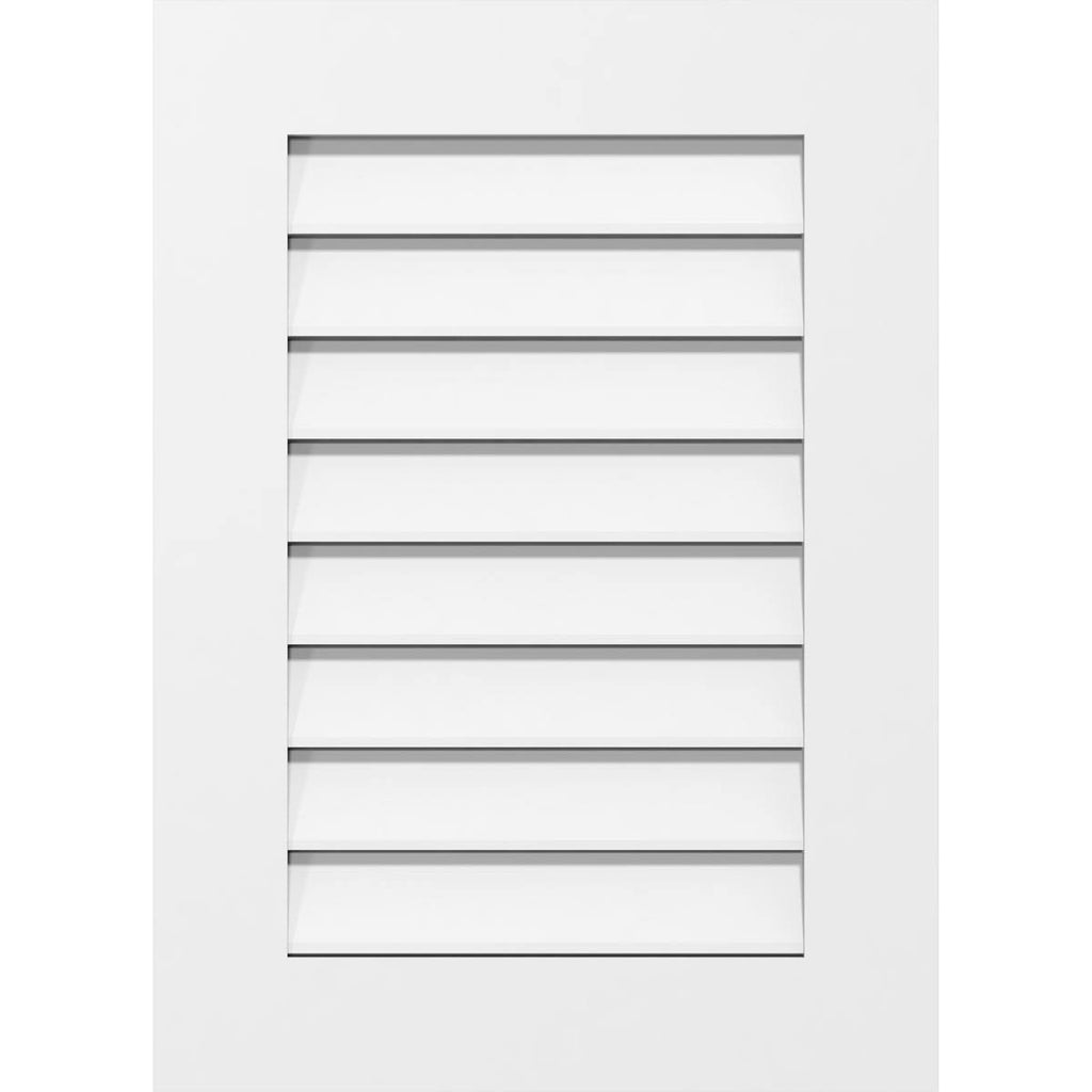 Vertical Surface Mount PVC Gable Vent U880366