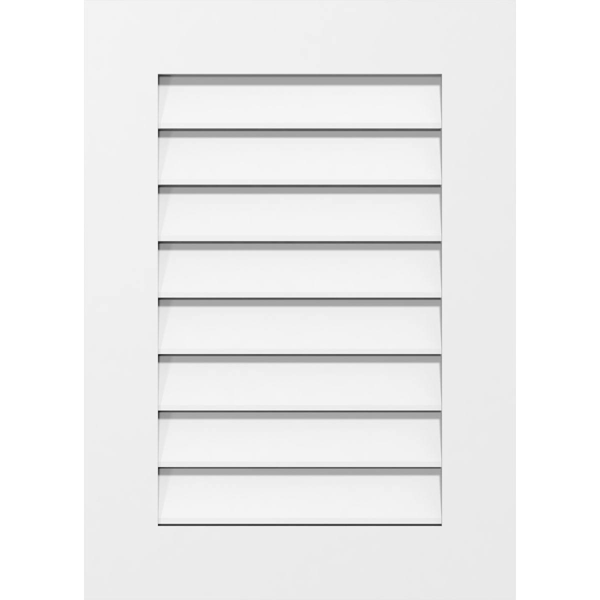 Vertical Surface Mount PVC Gable Vent U880366