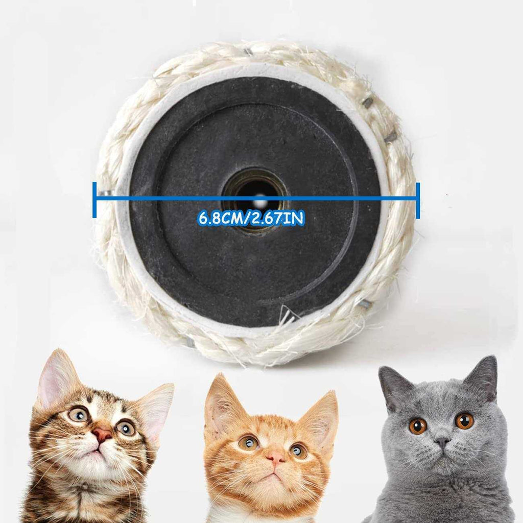 4 Pack Natural Sisal Rope Cat Scratching Post Replacement 15.7" 7.9 T756583