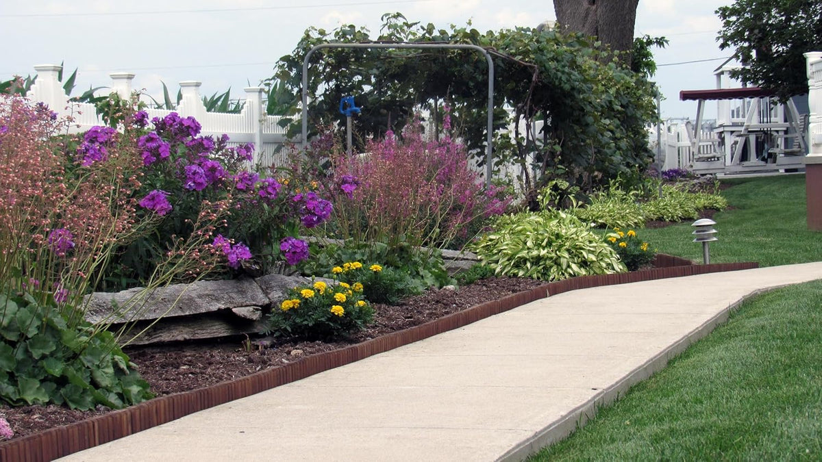 Brown Natural Lawn & Landscape Border Edging 8-Pack V7801