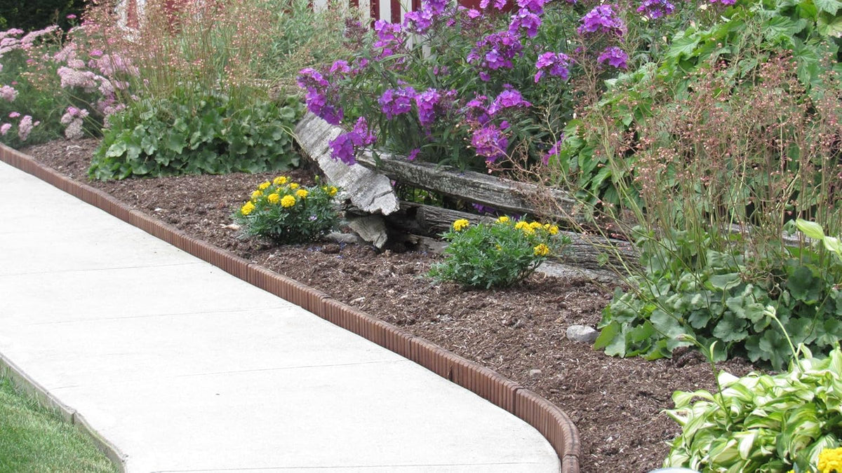 Brown Natural Lawn & Landscape Border Edging 8-Pack V7801