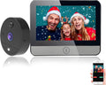 Digital Peephole Door Viewer WiFi Doorbell Camera 1080P Video Intercom 4.3 inch Monitor P8363