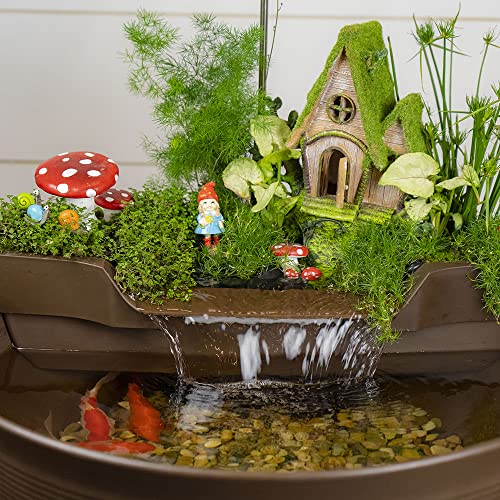 Brown Container Water Feature Kit with Pump & Filtration P71631