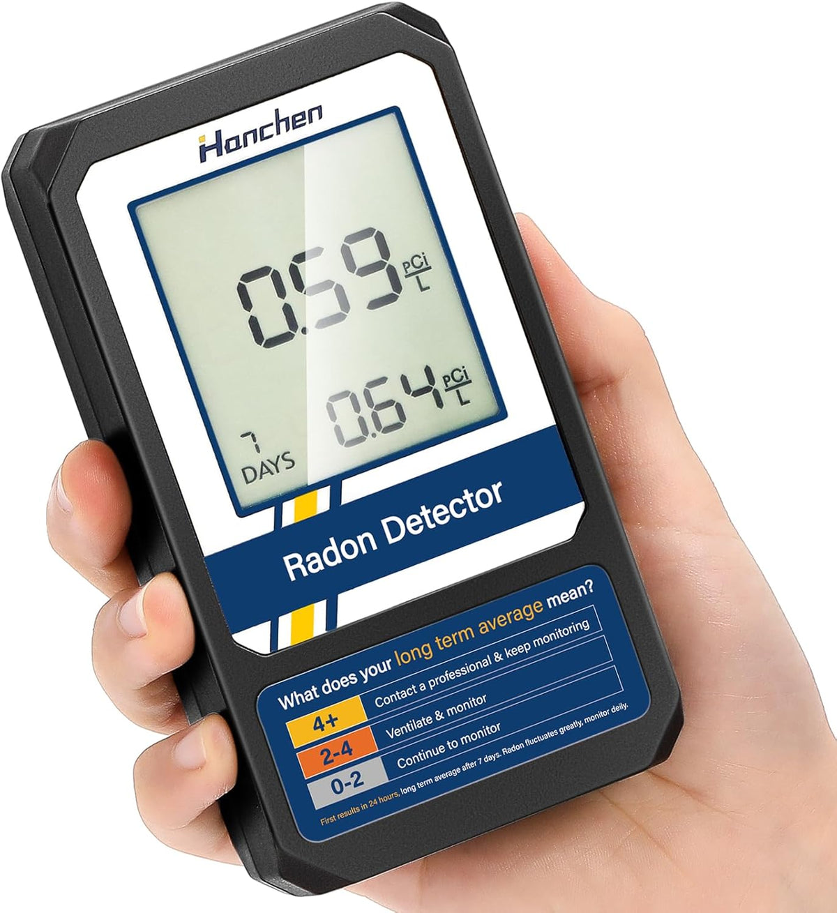 Portable Radon Detector, Battery-Powered N520