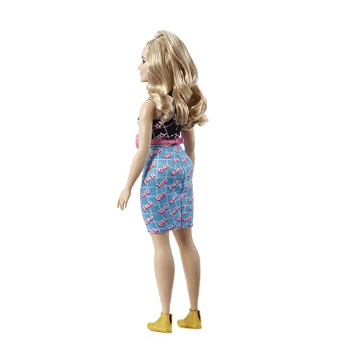 Curvy Blonde Hair Doll with Sneakers & Fanny Pack Y3253