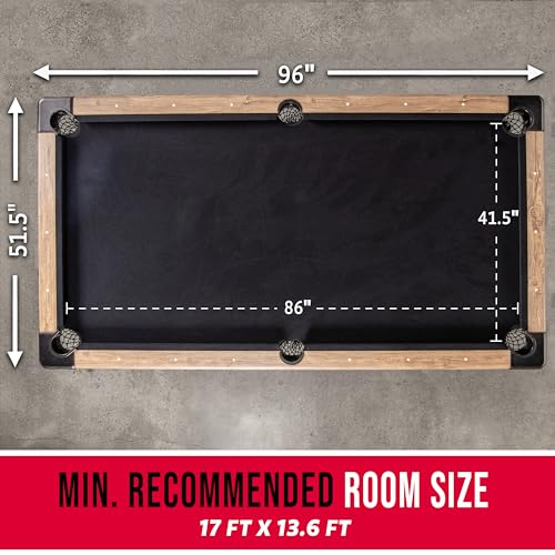 7 or 8 ft Portable Folding Pool Table F2566