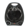 Black Fan-Forced Electric Portable Space Heater E536379