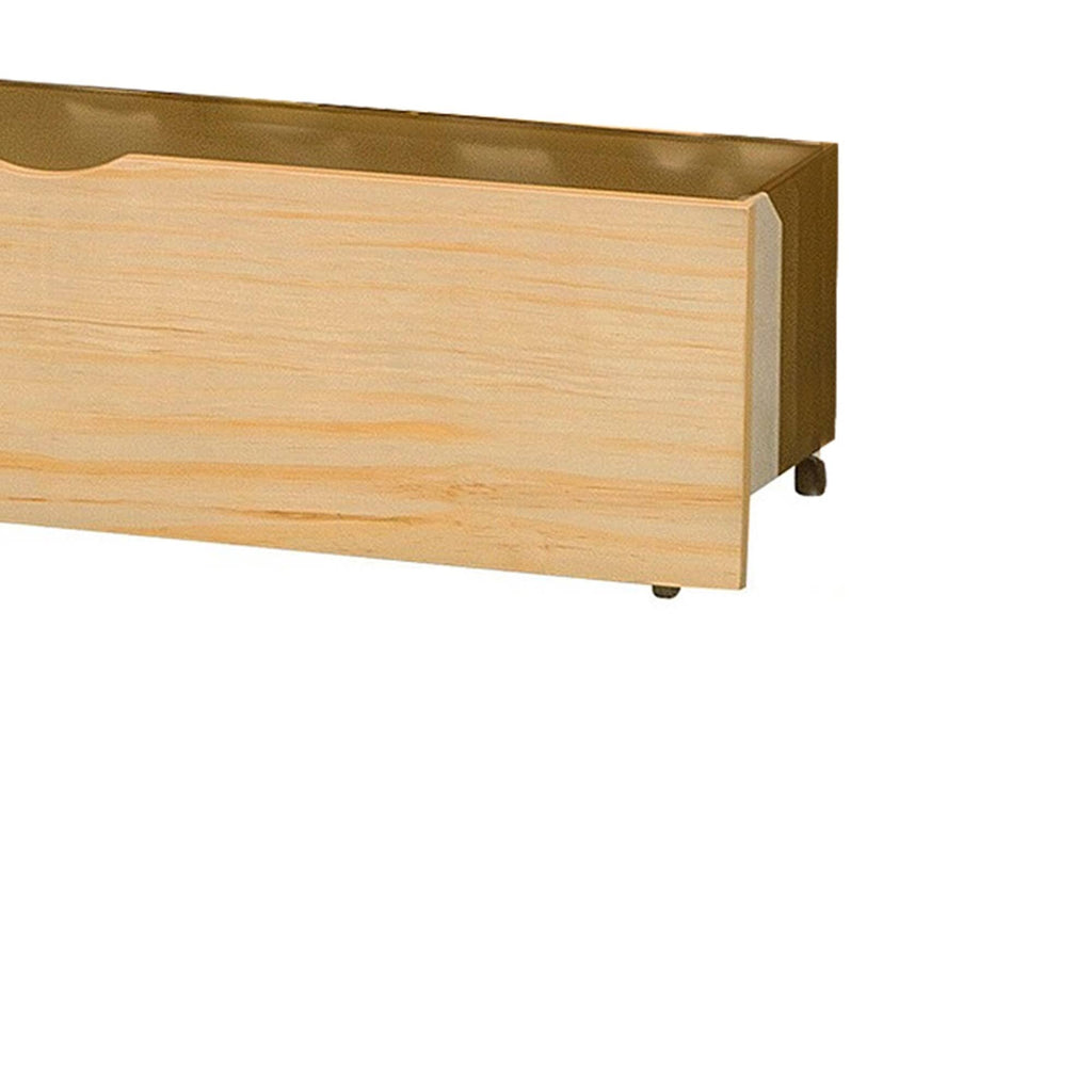 Wooden Underbed Storage Box with Caster Wheels, Set of 2 V1681