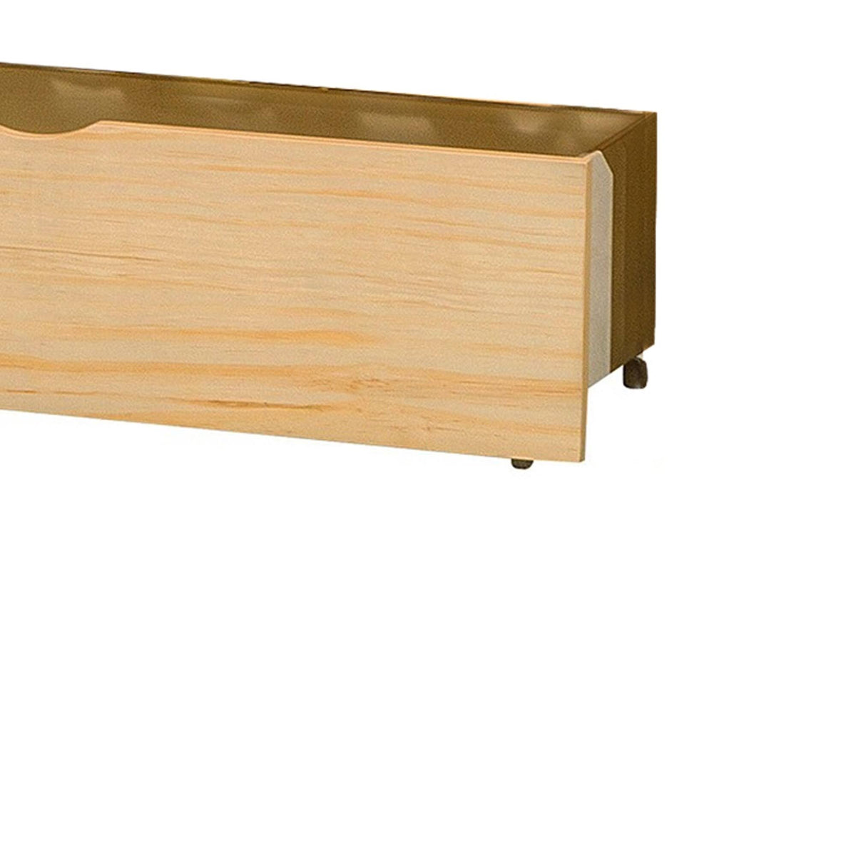 Wooden Underbed Storage Box with Caster Wheels, Set of 2 V1681