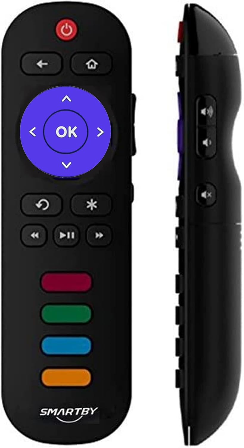 Remote Control Compatible with All TCL Roku Smart TV I659