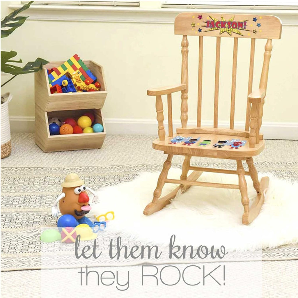 White Childrens Rocking Chair T54240