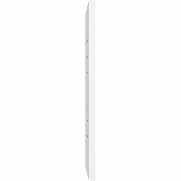 Vertical Surface Mount PVC Gable Vent U880366