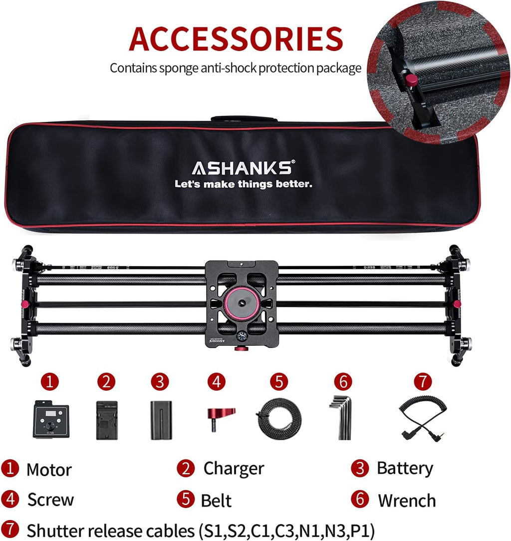 Motorized Carbon Fiber Camera Slider H41968