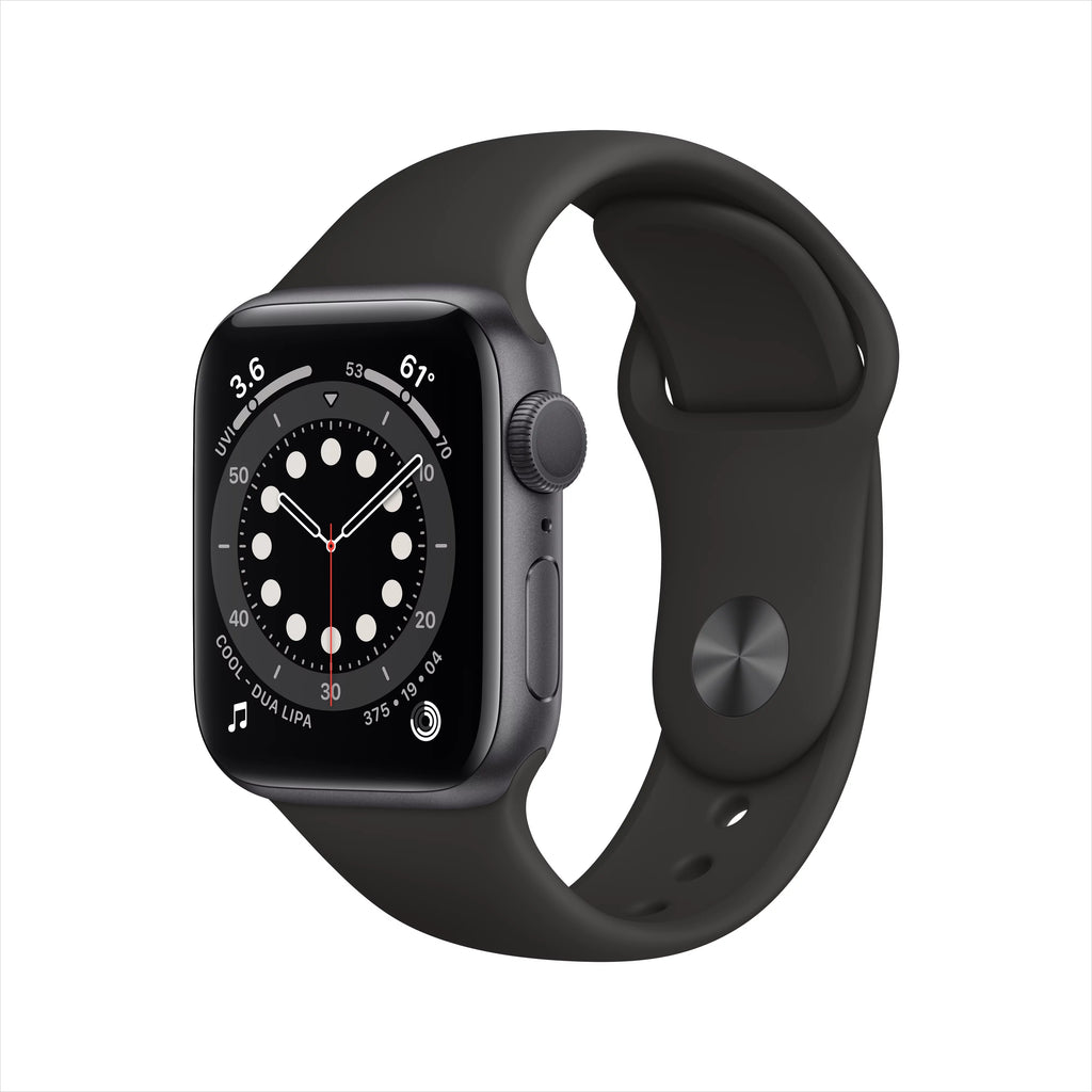 Apple Watch Series 6 GPS 40mm Space Gray Aluminum Case with Black Sport Band M804939