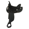Black Synthetic Trail Saddle with Suede Seat D401755