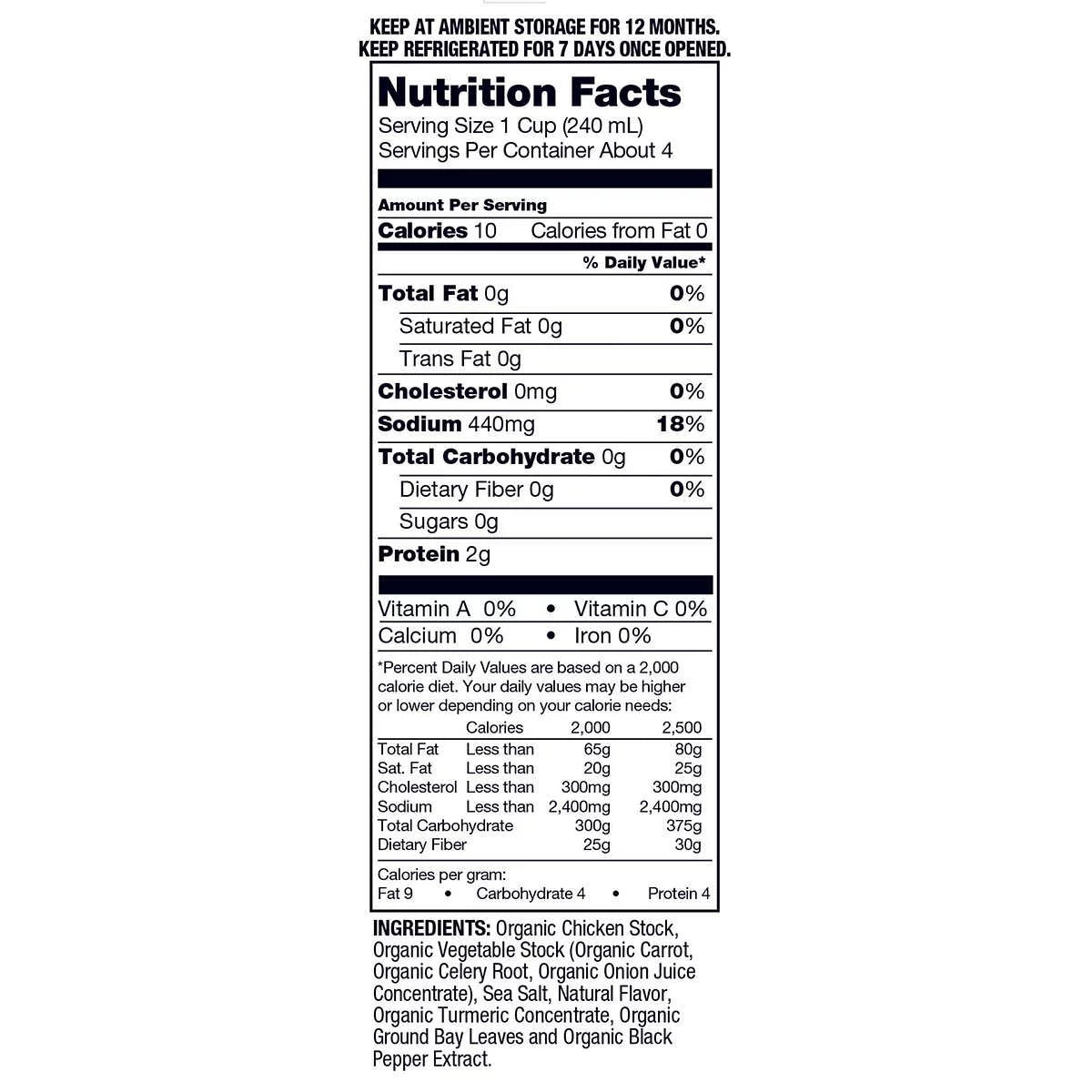 Organic Chicken Stock 32 Fluid Ounce (Pack of 6) G852665