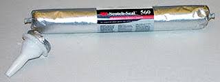 Black Polyurethane Adhesive Sealant 10.5 Fluid Ounce Cartridge G708
