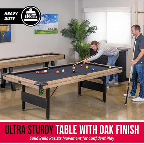 7 or 8 ft Portable Folding Pool Table F2566