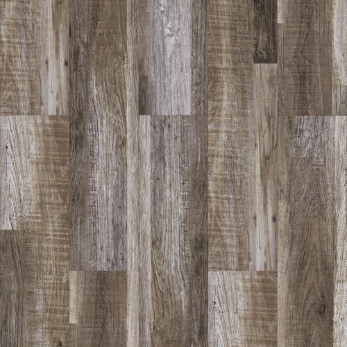 Peel and Stick Vinyl Flooring 36pcs 6"×36" Wood Effect Waterproof Z24780