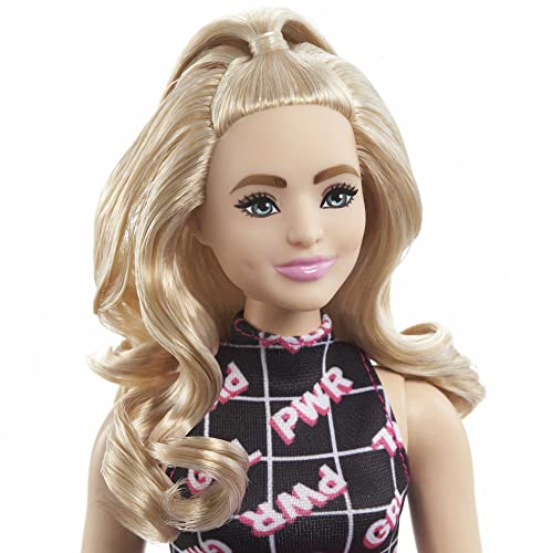 Curvy Blonde Hair Doll with Sneakers & Fanny Pack Y3253