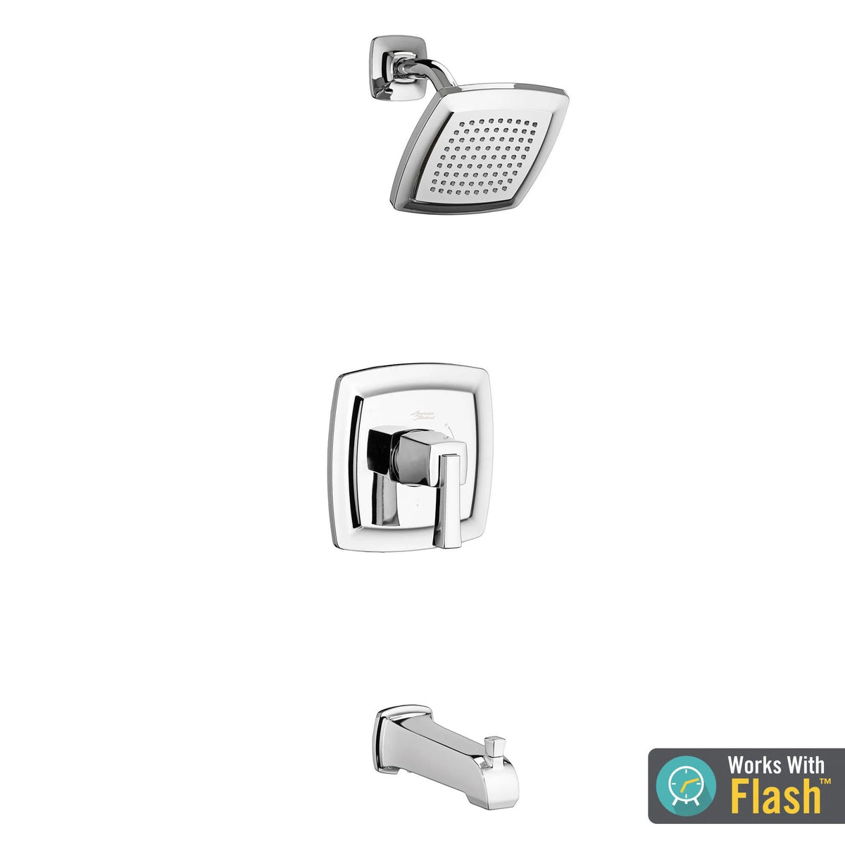Tub and Shower Trim Kit with Cartridge Polished Nickel E567407