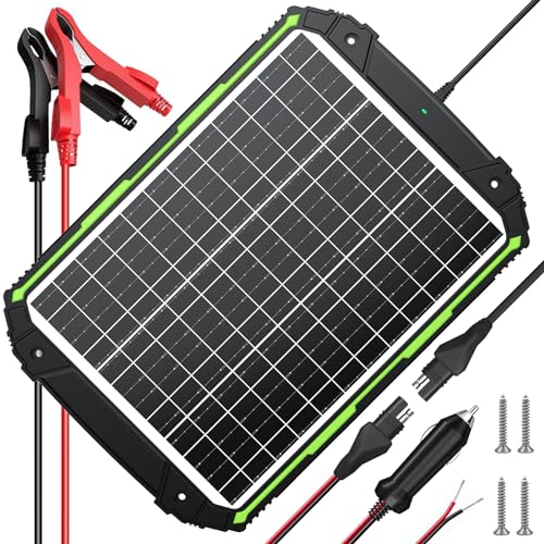 25 Watt 12 Volt Solar Panel Battery Charger with MPPT Charge Controller F554646