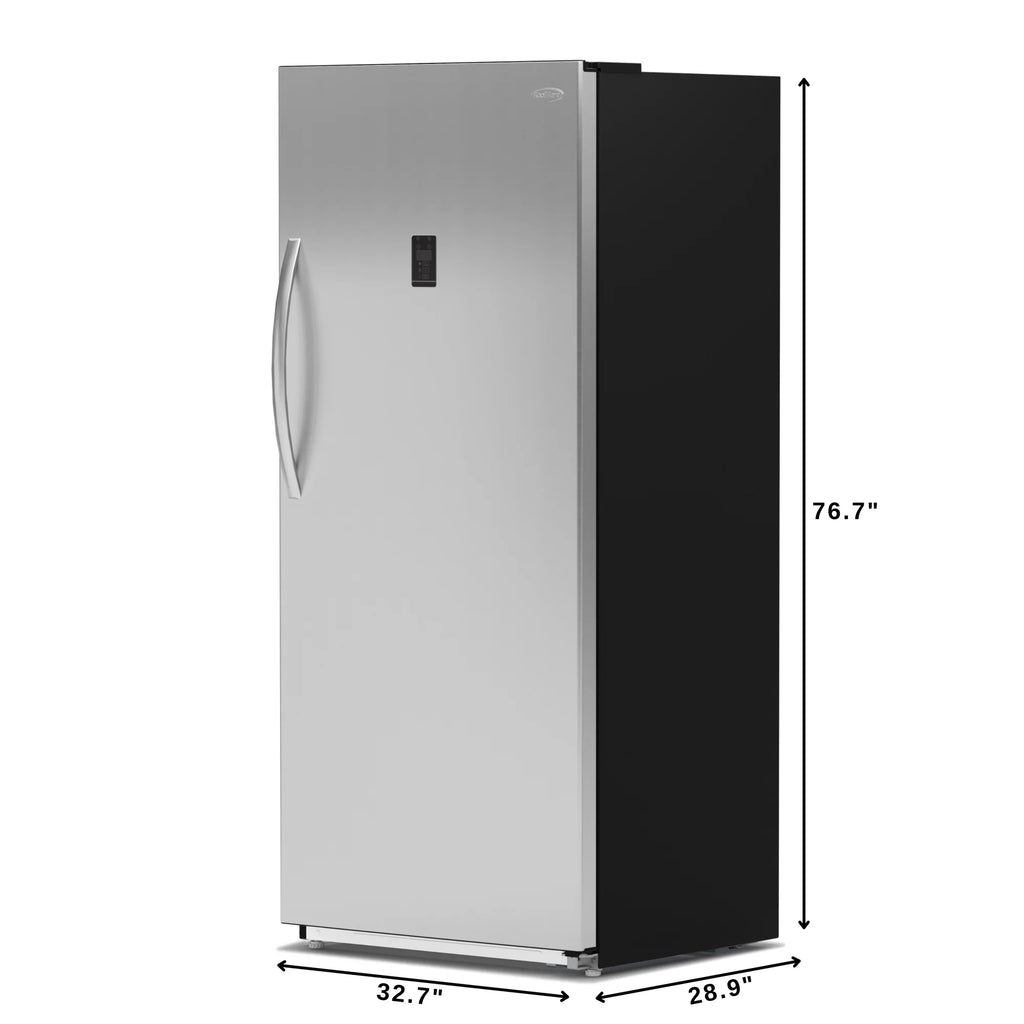 21 cu. ft. Silver Convertible Refrigerator Freezer G76670